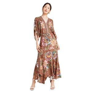 Anthropologie Farm Rio Valentina Maxi Dress